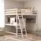 Flash Furniture White Full Loft Bed Frame with Desk and Ladder MH-LBD5-WH-F-GG - alternate 1